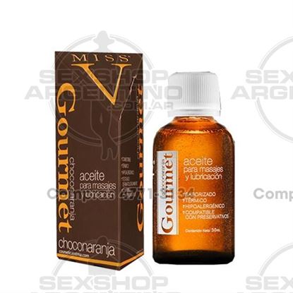 Aceite lubricante y masajes saborizado chocolate y naranja